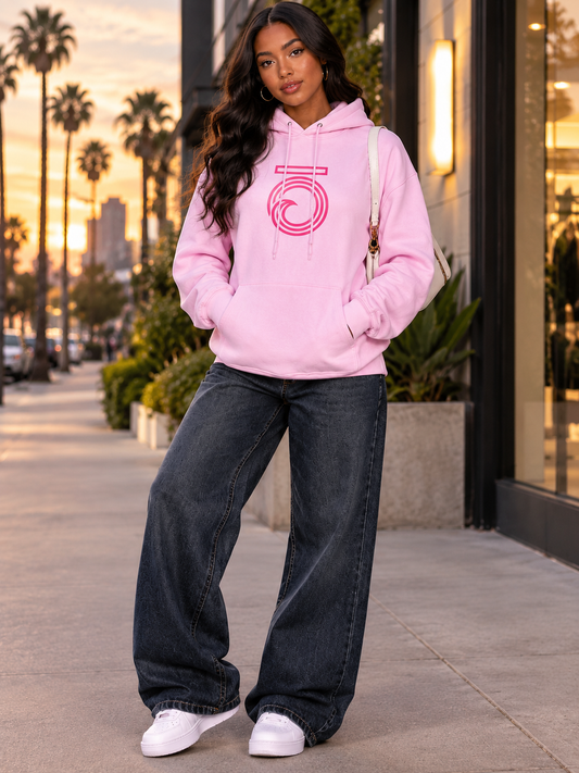 POWEROFGLORY® PINK HOODIE